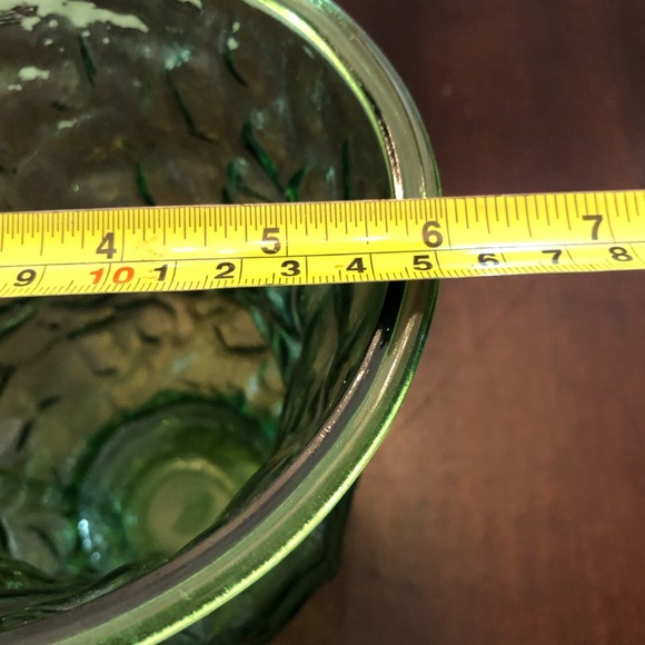 Vintage Green Glass Vase. Brody Company. - Picture 3 of 4